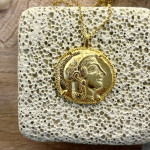 Athena Coin Pendant - Sterling Silver 925 Athena Coin Pendant - Sterling Silver 925